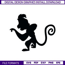 Disney Abu The Monkey Aladdin SVG Cut Files