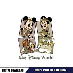 Mickey Friends Wild Walt Disney World PNG