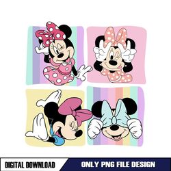 Vintage Disney Girl Minnie Mouse PNG