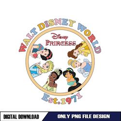 Walt Disney World Princess Est 1971 PNG