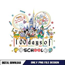 Disney Kingdom 100 Days Of School PNG