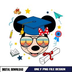 Disney Kingdom Minnie Mouse Graduation PNG