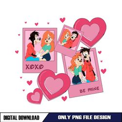 Xoxo Love Max and Roxanne Be Mine Valentines PNG