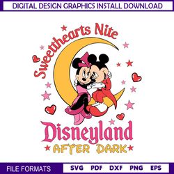 Sweethearts Nite Disneyland After Dark SVG