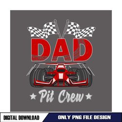 The Pit Crew Dad Formula Racing Car PNG