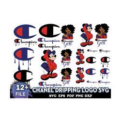 Chanel Dripping Logo Svg, Fashion Brand Svg, Dripping Logo Svg