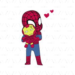 Spiderman And Ironman Svg, TV Show Svg, Spiderman Svg, Iron Man Svg, Superheroine Svg, Spider Svg, Spiderman Mask Svg, S