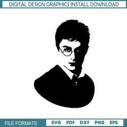 Harry Potter Character Silhouette SVG Vector