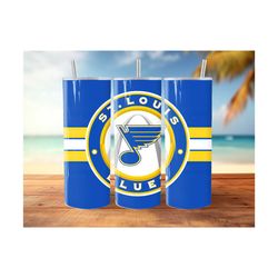 St. Louis Blues NHL Team logo 20oz Tumbler Wrap Design