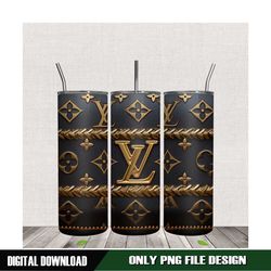 Louis Vuitton 3D Luxury Bag 20oz Tumbler Wrap PNG