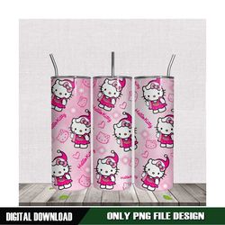 Kawaii Pink Hello Kitty Stanley Cup Tumbler Wrap PNG