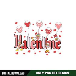 Disney Love Couple Duck Valentine Day PNG