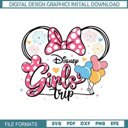 Minnie Mouse Disney Girls Trip SVG