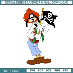 Disney Goofy The Pirate Flag SVG