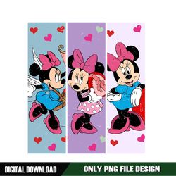 Disney Girl Minnie Valentine Day Gift PNG