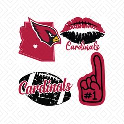 Arizona Cardinals SVG Bundle, Cardinals Logo SVG, Sport SVG, Cardinals Home SVG, Cardinals Lips, Foam Finger Cardinals S
