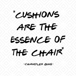 Cushions Are The Essence Of The Chair svg