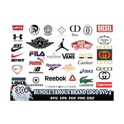 Bundle Famous Brand Logo Svg 4, File For Cricut