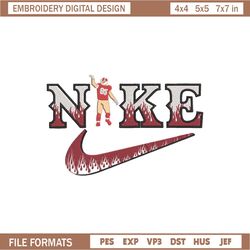 Nike baseball fire embroidery design, Baseball embroidery, Nike design,Embroidery file,Embroidery shirt
