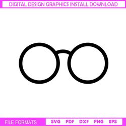 Harry Potter Glasses Vector Harry Potter Movie SVG