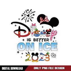 Minnie Ears Disney Is Better On Ice 2023 PNG