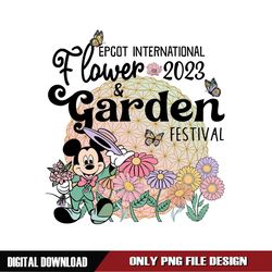 Epcot International Mickey Flower and Garden Festival PNG
