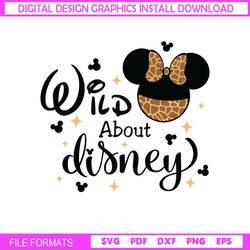 Leopard Minnie Wild About Disney SVG