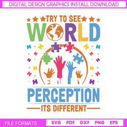 Try To See World Perception Its Different SVG