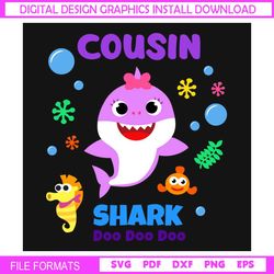 Cousin Little Baby Shark Doo Doo SVG