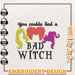 Halloween Witch Characters Craft Embroidery Design, Halloween Embroidery Design, Halloween Witch Sister Embroidery Desig