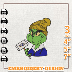 NFL Baltimore Ravens, Grinch NFL Embroidery Design, NFL Team Embroidery Design, Grinch Design, Instant Download