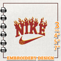 NFL Washington Commanders, Nike NFL Embroidery Design, NFL Team Embroidery Design, Nike Embroidery Design 1