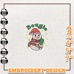 Retro Christmas Coffee Cup Embroidery Machine Design, Snowman With 40oz Tumbler Embroidery Design, Instant Download