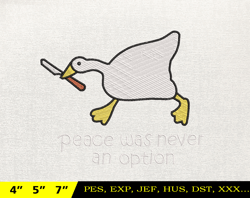 Silly Goose Embroidery Design, Animal Embroidery Design, Silly Goose Design, Goose Goose Silly, Instant Download, 61