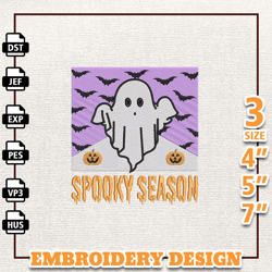 Stay Spooky Embroidery Design, Instant Download, Spooky Season Embroidery Design, Spooky Halloween Embroidery Machine De