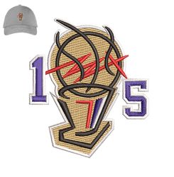 Angeles Lakers Embroidery logo for Cap,logo Embroidery, Embroidery design, logo Nike Embroidery