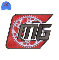 Letter CMG 3d Puff Embroidery logo for Cap,logo Embroidery, Embroidery design, logo Nike Embroidery