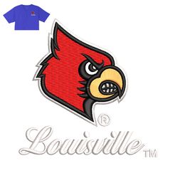 Louisuille Bird Embroidery logo for Jersey ,logo Embroidery, Embroidery design, logo Nike Embroidery