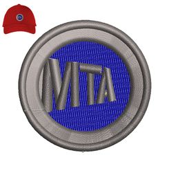 MTA NYC Embroidery logo for Cap,logo Embroidery, Embroidery design, logo Nike Embroidery