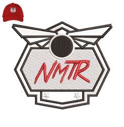 NMTR Letter Embroidery logo for Cap,logo Embroidery, Embroidery design, logo Nike Embroidery