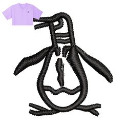 Small Penguins Embroidery logo for T-Shirt,logo Embroidery, Embroidery design, logo Nike Embroidery