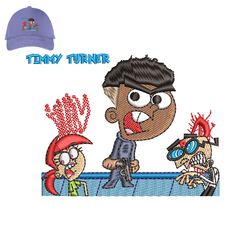 Timmy Turner Embroidery logo for Cap,logo Embroidery, Embroidery design, logo Nike Embroidery