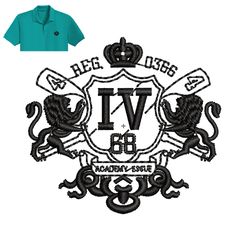 VIP 68 Embroidery logo for Polo-Shirt,logo Embroidery, Embroidery design, logo Nike Embroidery