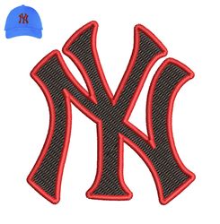 Yankees New York Embroidery logo for Cap,logo Embroidery, Embroidery design, logo Nike Embroidery
