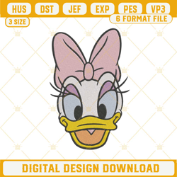 Daisy Duck Embroidery Design File