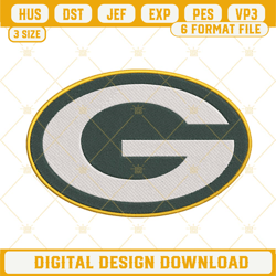 Green Bay Packers Embroidery Designs