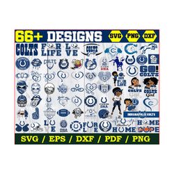 66 Designs Indianapolis Colts Football Svg Bundle, Colts Logo Svg