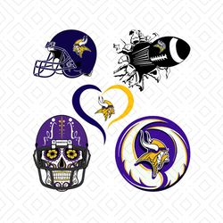 MINNESOTA VIKINGS SVG, Sport Svg, Minnesota Vikings, Vikings Skull Svg, Vikings Logo Svg, Vikings NFL Svg,NFL Svg, Footb