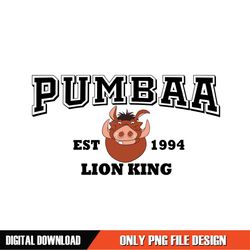 Pumbaa The Lion King Est 1994 PNG