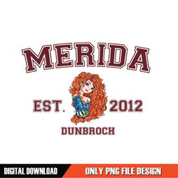 Dunbroch Princess Merida Est 2012 PNG